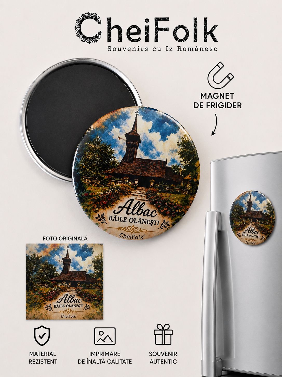 Magnet CheiFolk – Băile Olănești