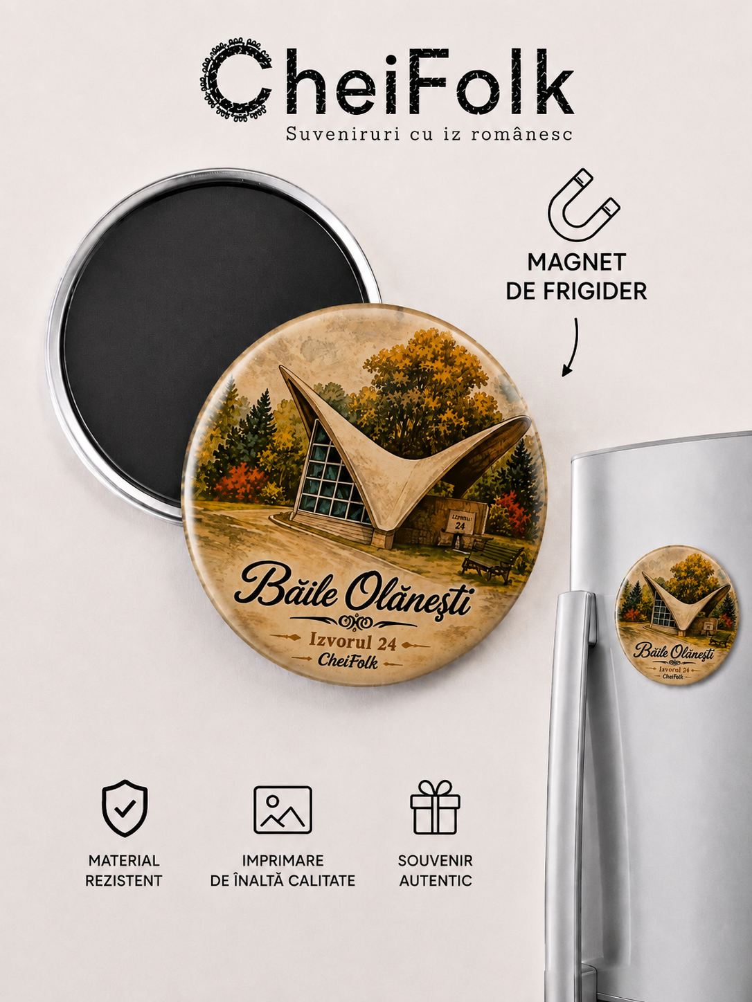 Magnet CheiFolk – Băile Olănești