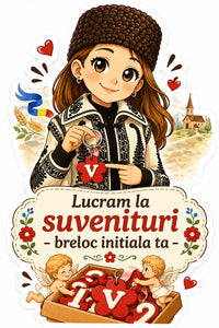 Breloc Initiala in stil trifoi