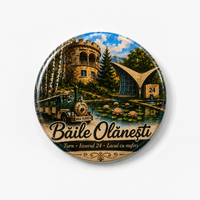 Magnet Băile Olănești inspirat din izvoarele și natura stațiunii