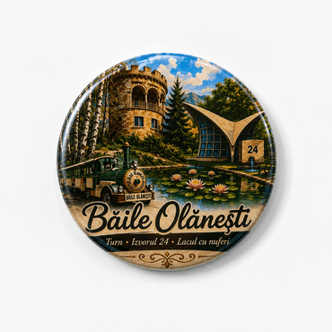 Magnet Băile Olănești inspirat din izvoarele și natura stațiunii