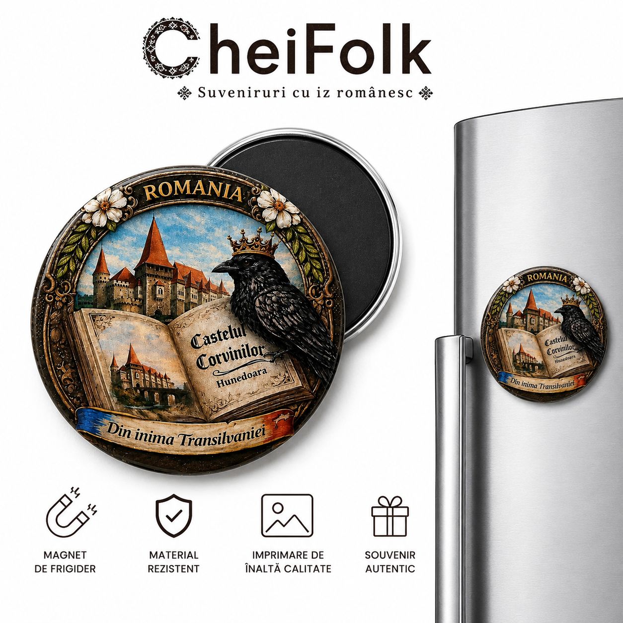 Magnet CheiFolk – Castelul Corvinilor