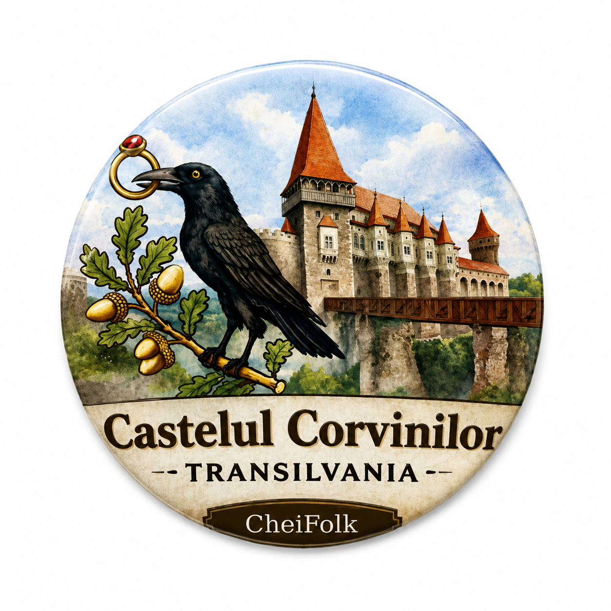 Magnet CheiFolk – Castelul Corvinilor
