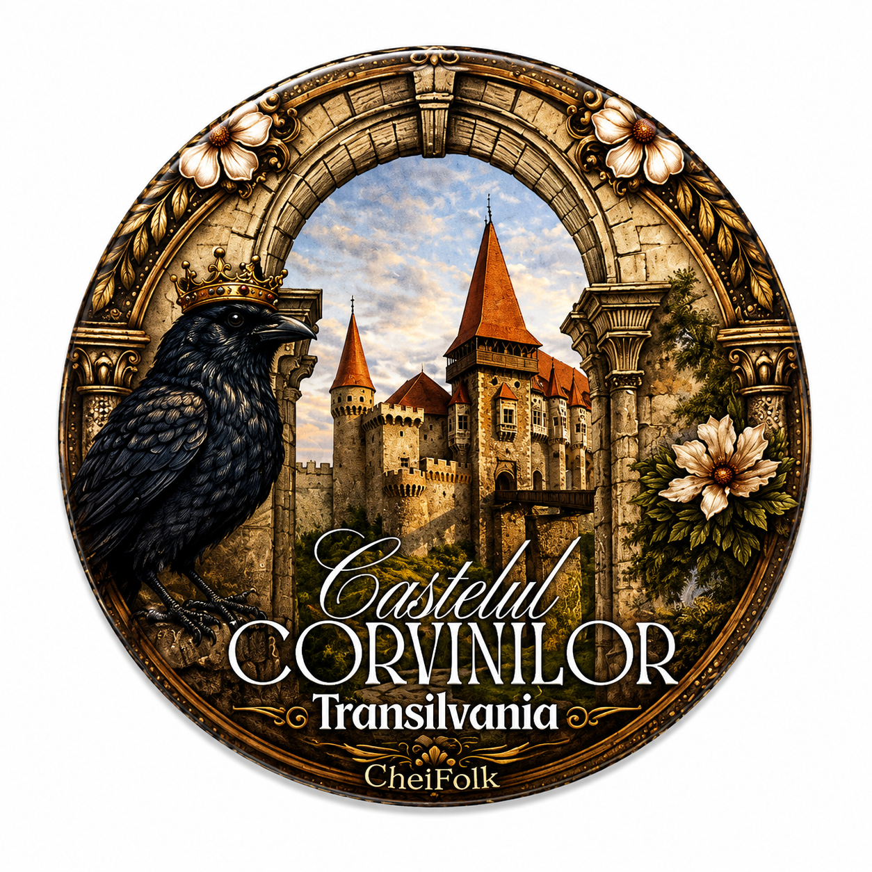 Magnet CheiFolk – Castelul Corvinilor