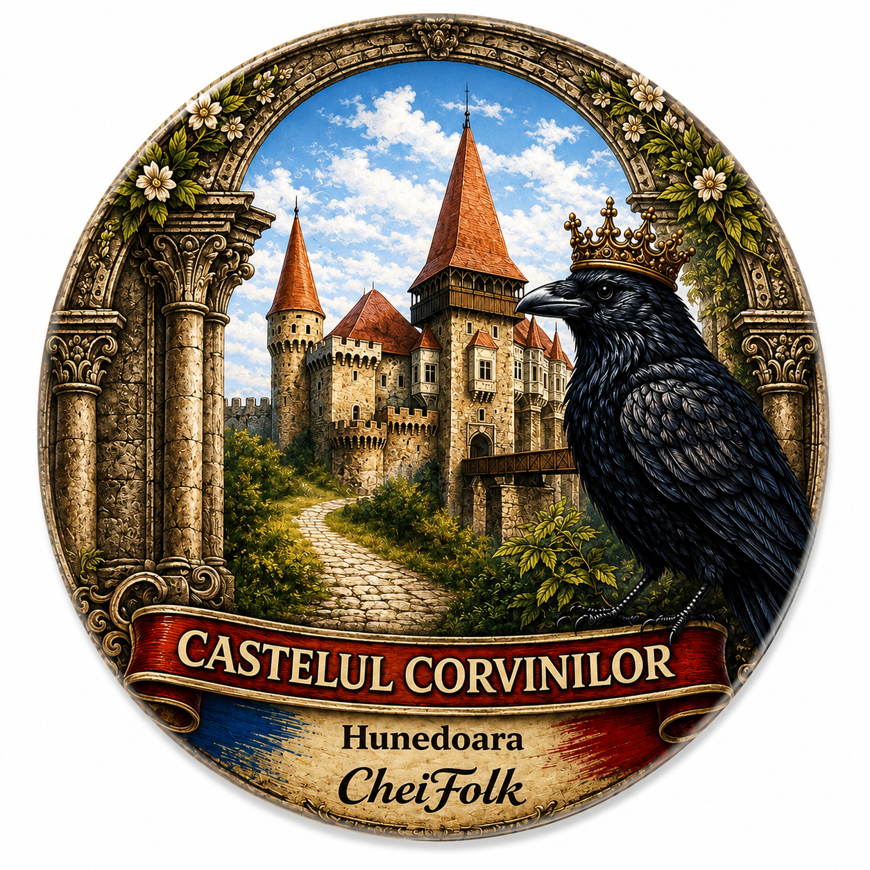 Magnet CheiFolk – Castelul Corvinilor