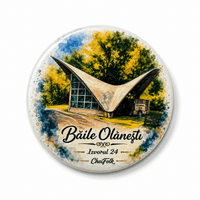 Magnet turistic Băile Olănești CheiFolk suvenir românesc