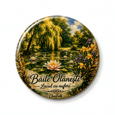 Magnet turistic Băile Olănești cu lac și nuferi